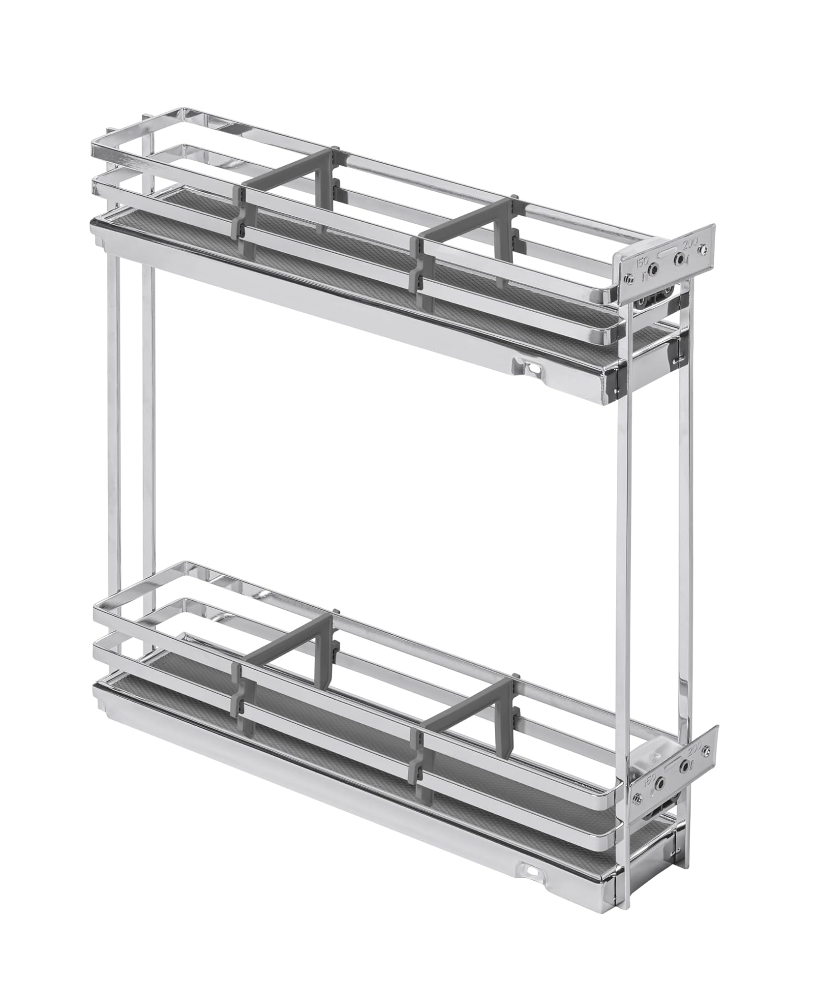 GTV Organizer da Cucina MOVIXPRO - 2 Ripiani Cromo