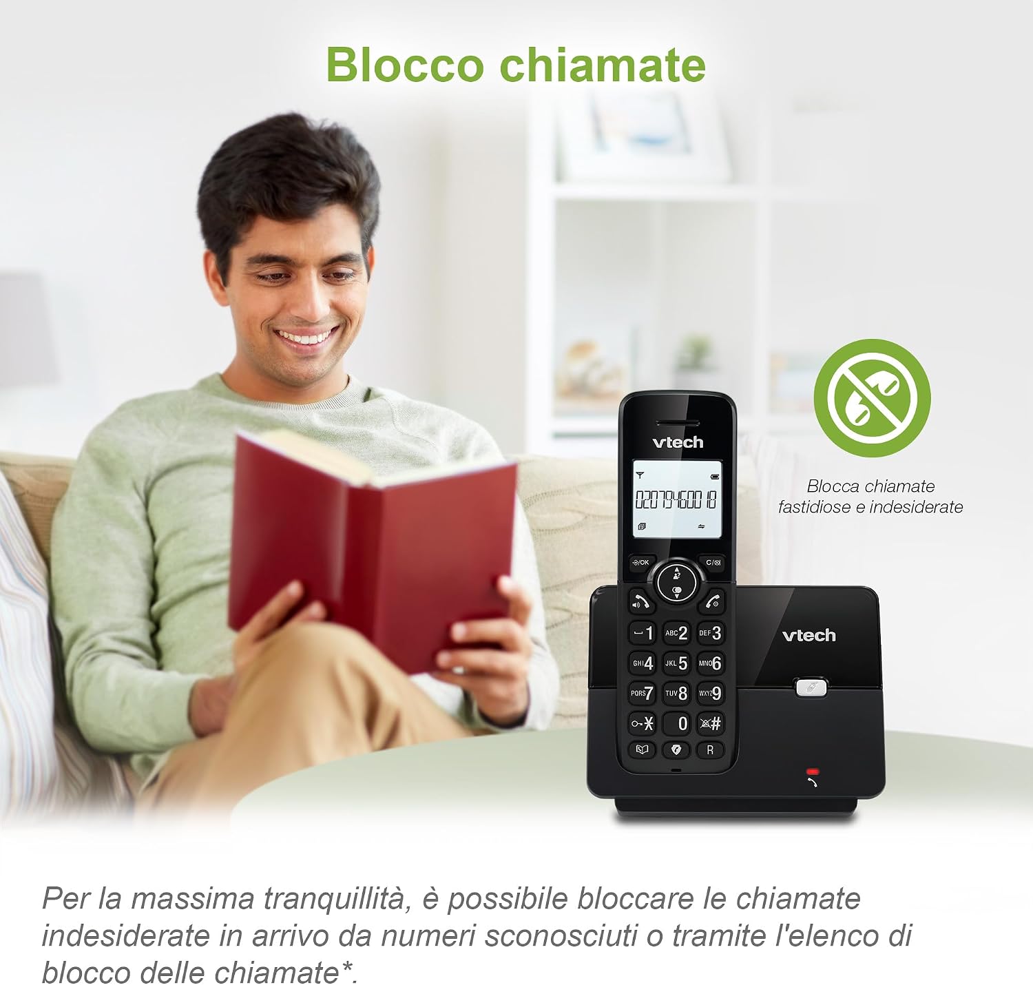 Vtech CS2001 Telefono Cordless Duo con Vivavoce | Velz