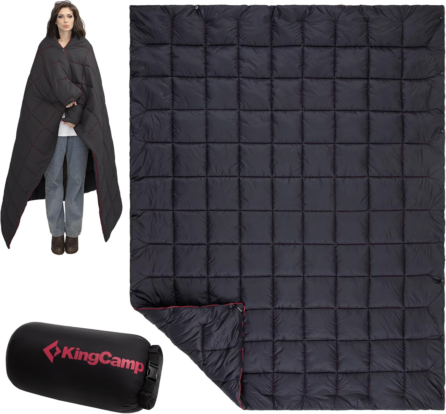 Kingcamp Coperta da Campeggio Leggera per Esterni