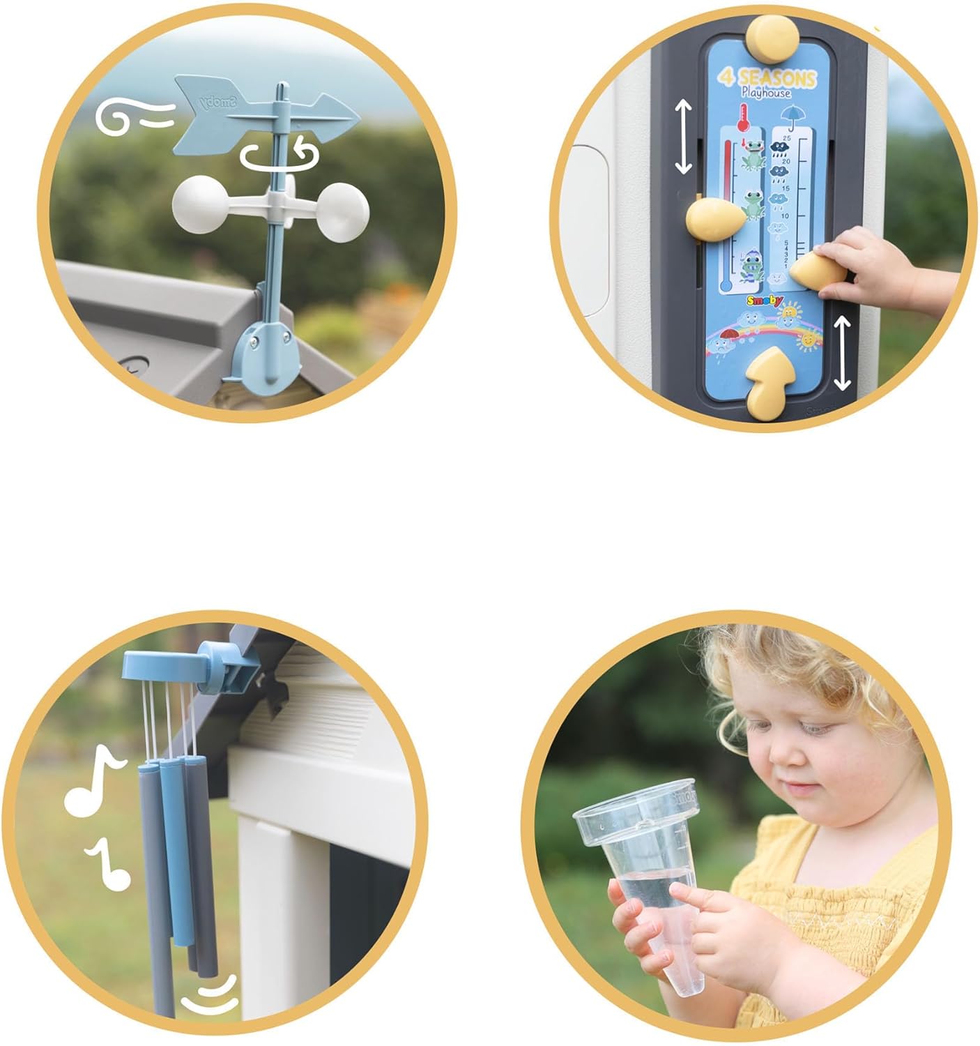 Smoby - Casetta 4 Stagioni, 7600810731, + 2 anni - immagine 3