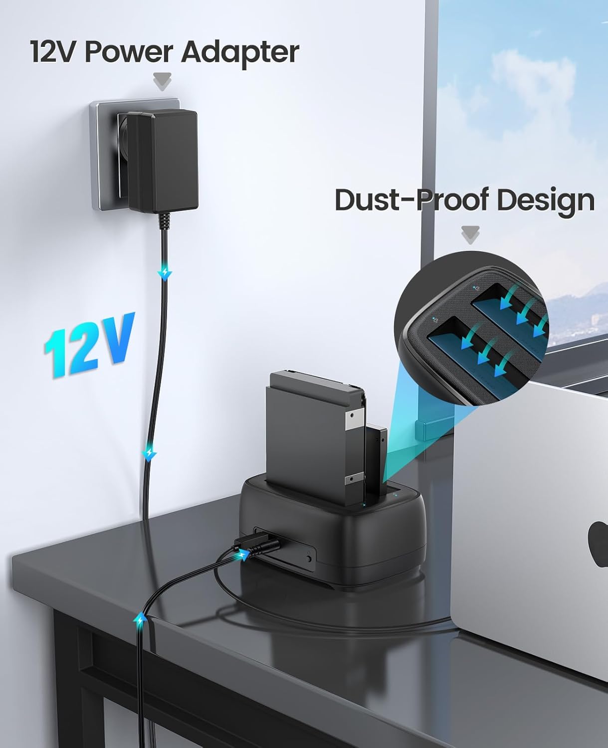 Orico Docking Station USB3.0 per HDD/SSD SATA - immagine 6