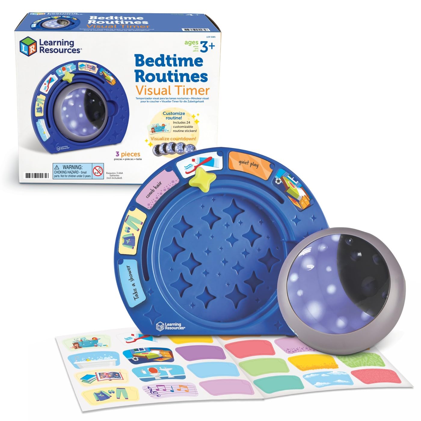 Learning Resources Timer Visivo per Routine della Buonanotte