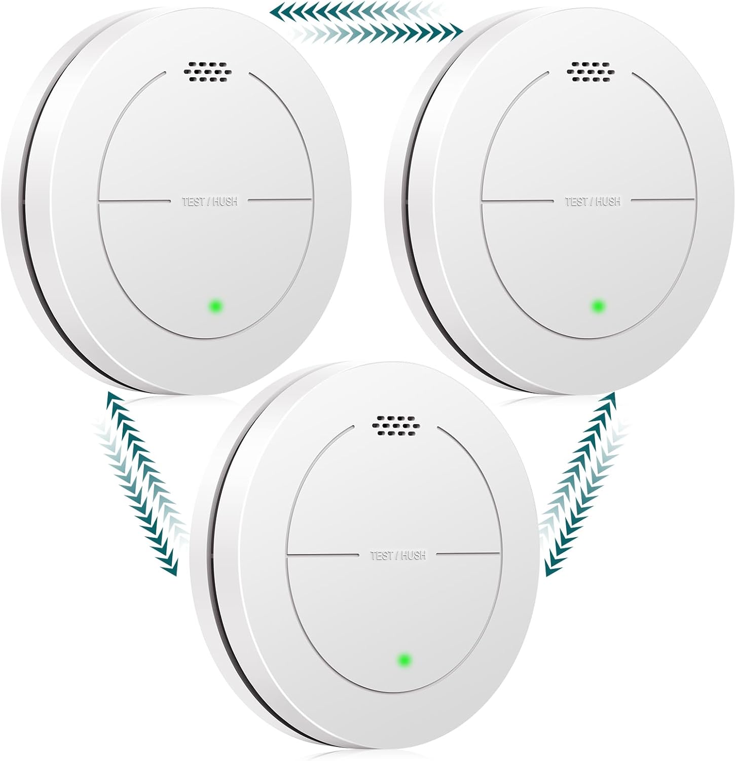 Safeliveo Rilevatore di Fumo Interconnesso (3 pezzi) - immagine 1