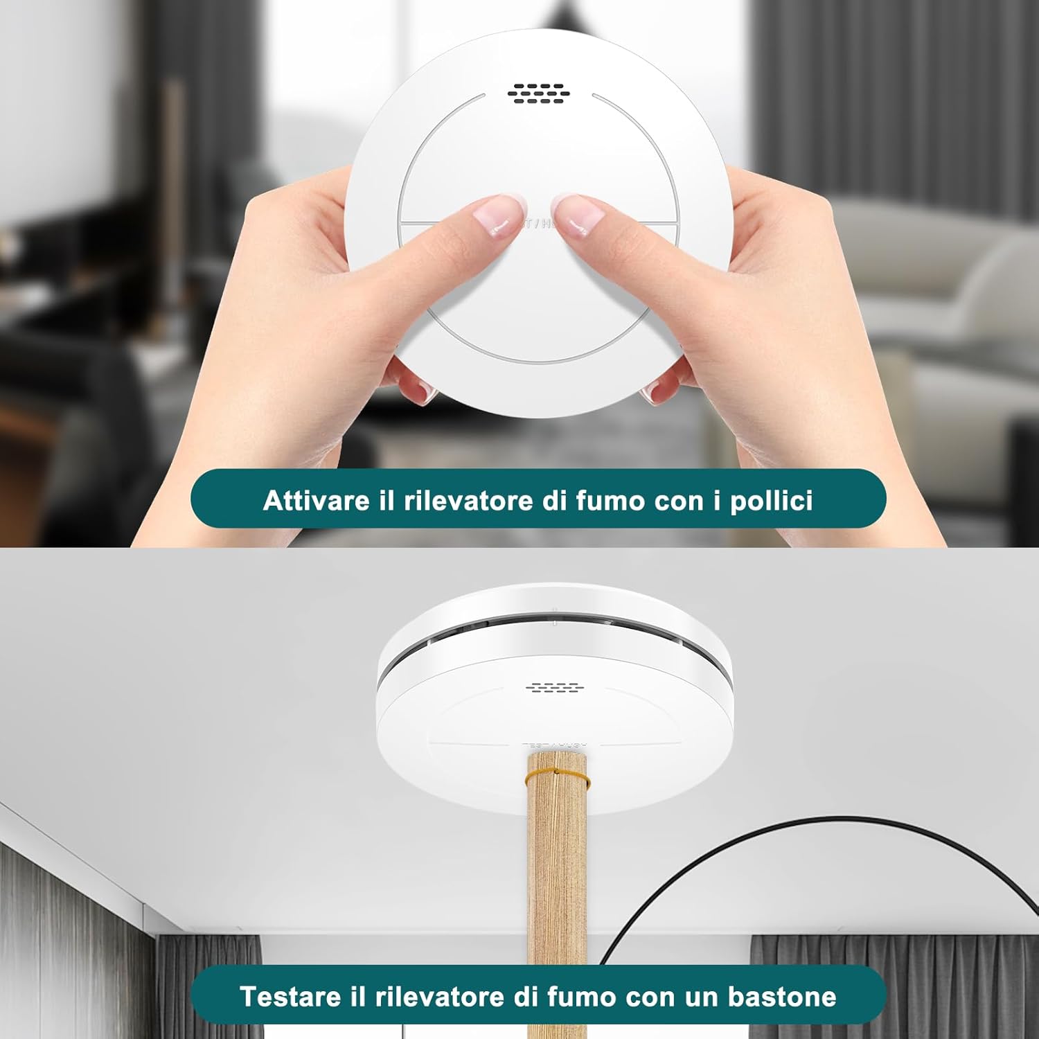 Safeliveo Rilevatore di Fumo Interconnesso (3 pezzi) - immagine 5