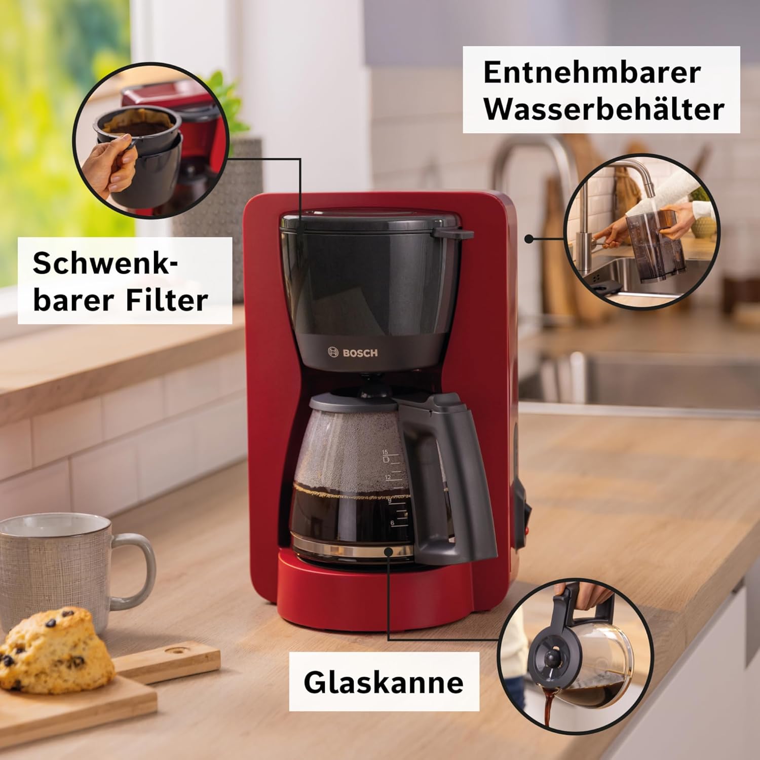 Cafetière BOSCH TKA2M114 - immagine 3