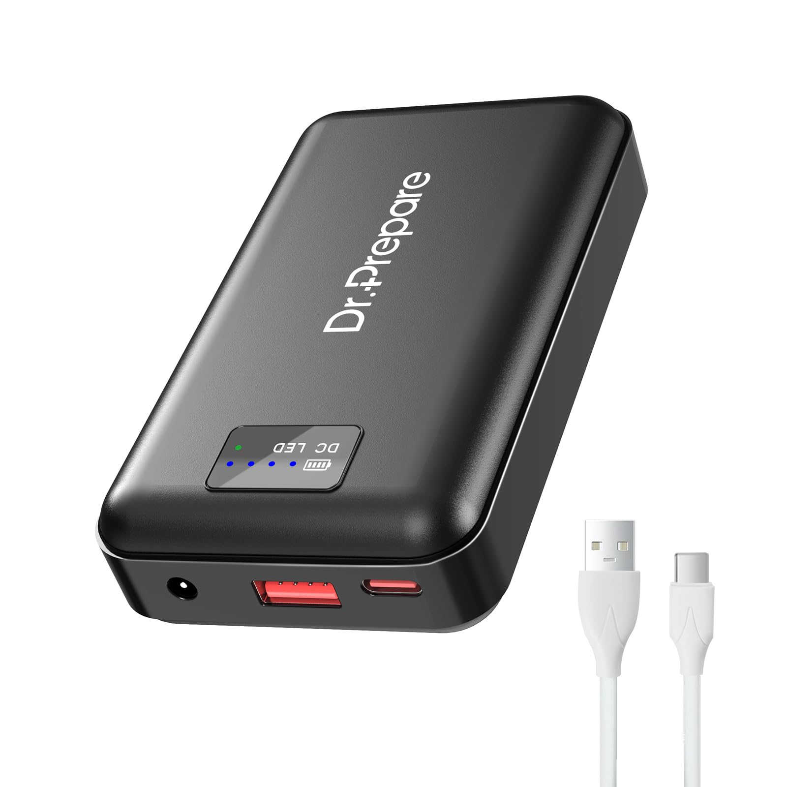 Dr.prepare Power Bank 16000 mAh con 3 Uscite