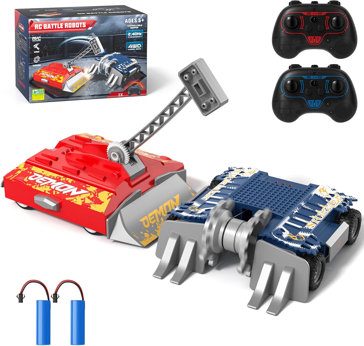 Sunrad BattleBots Arena MAX - Gioco da Tavolo Robot - immagine 1