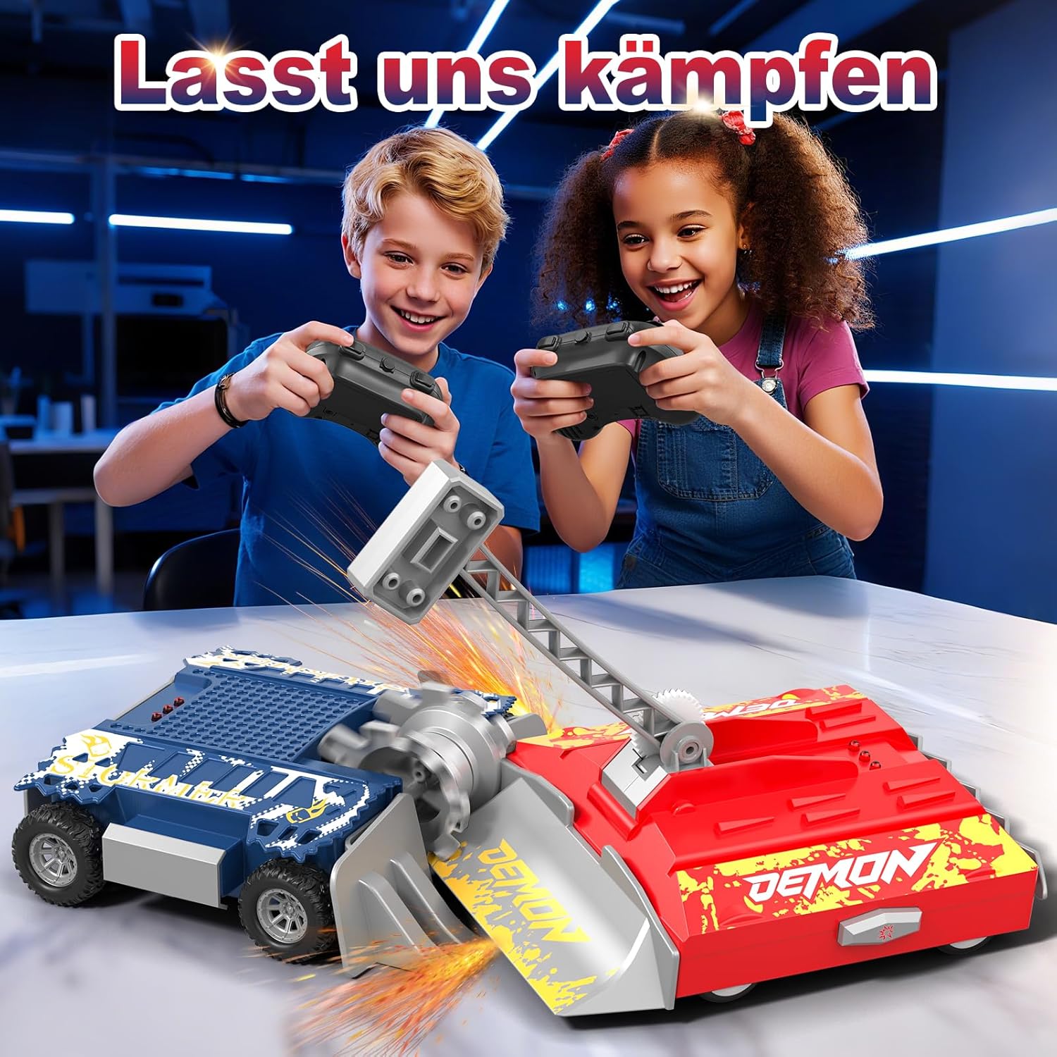 Sunrad BattleBots Arena MAX - Gioco da Tavolo Robot - immagine 5