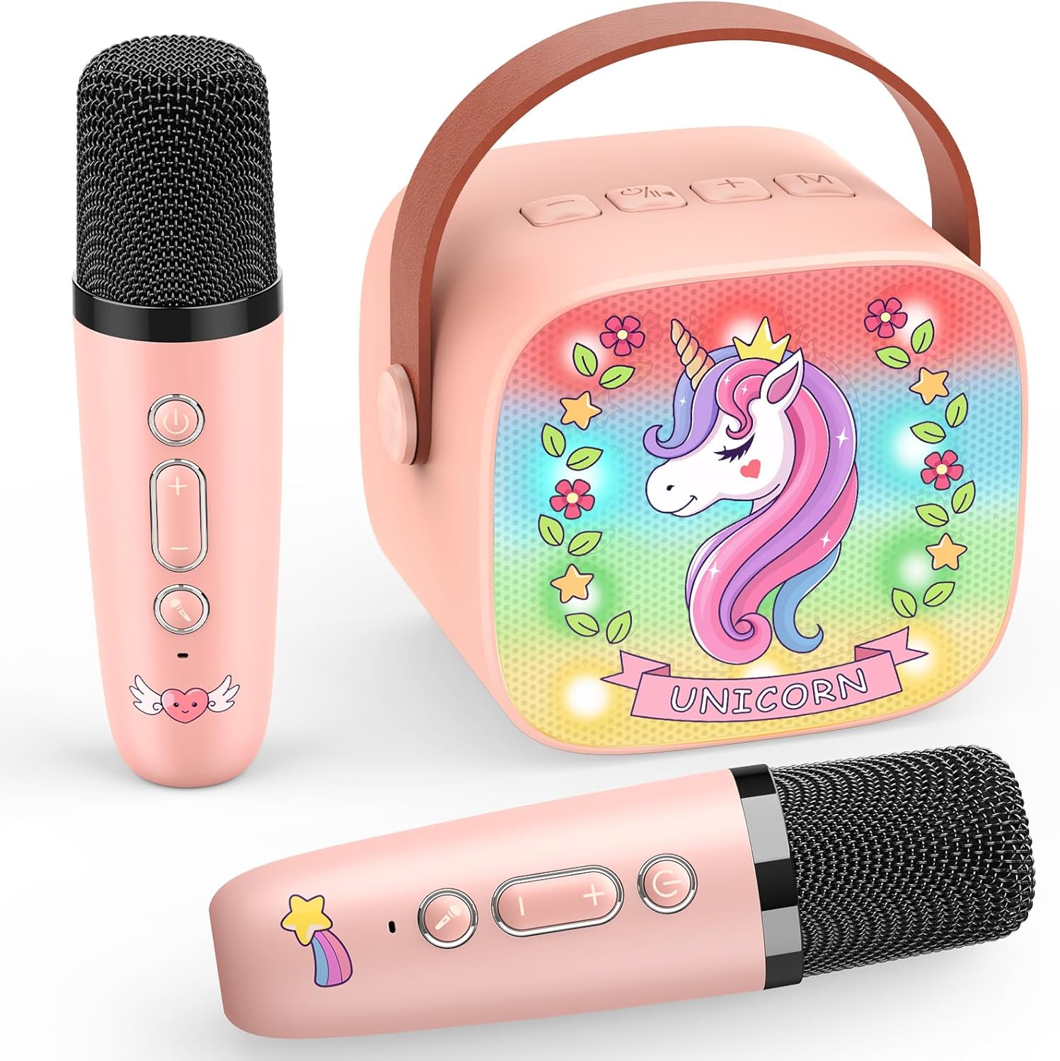 Dislocati Karaoke per Bambini con 2 Microfoni Wireless - immagine 1