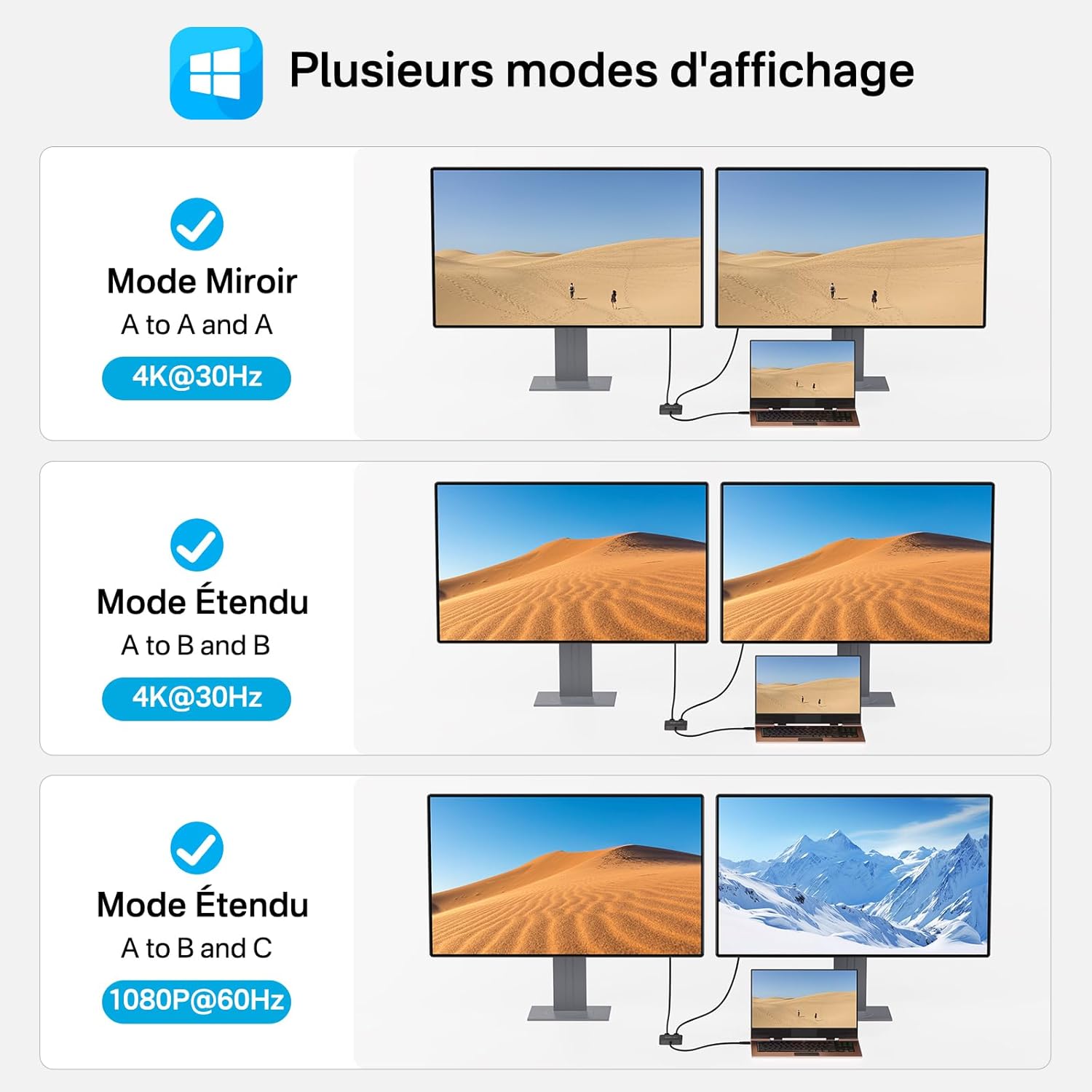 Hub USB C Multi-Port con HDMI 4K e Power Delivery 100W - immagine 3