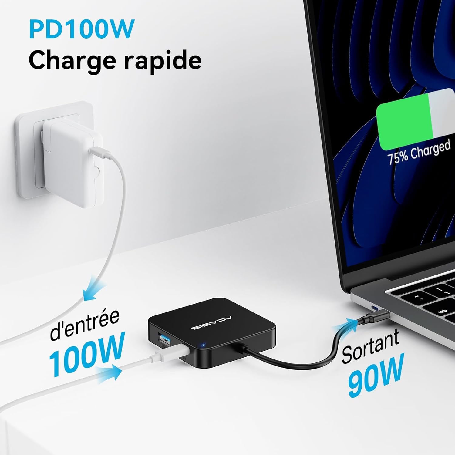 Hub USB C Multi-Port con HDMI 4K e Power Delivery 100W - immagine 6