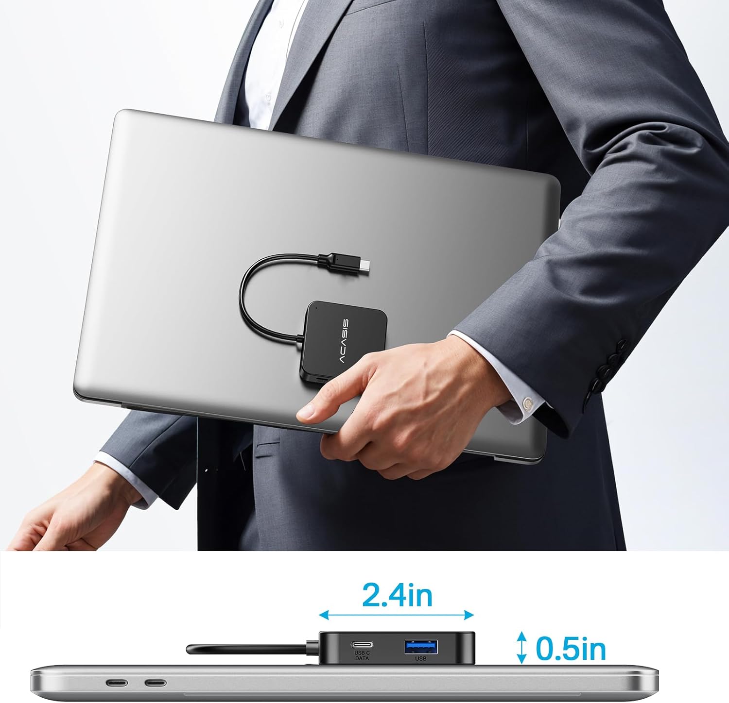 Hub USB C Multi-Port con HDMI 4K e Power Delivery 100W - immagine 7