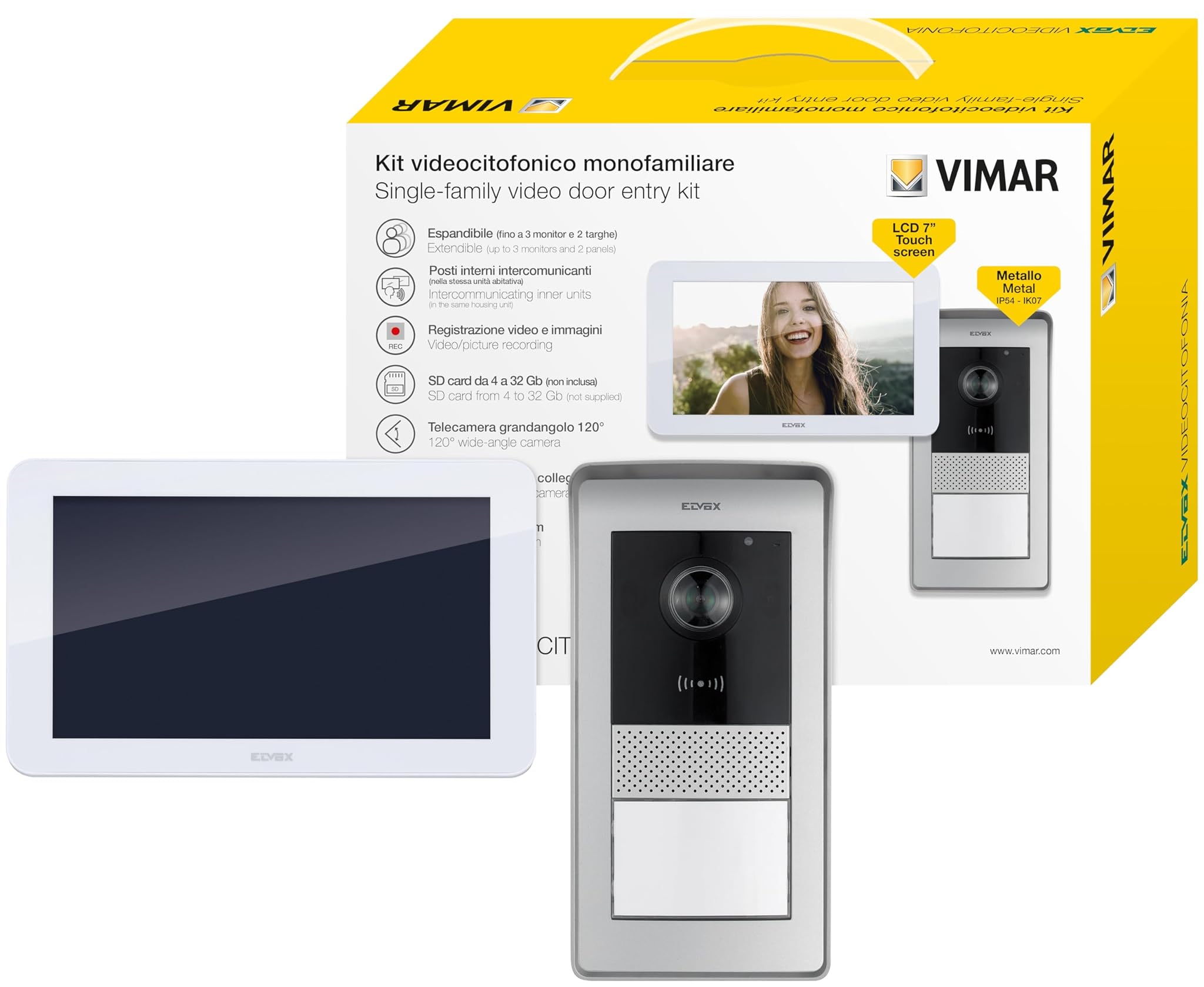 Vimar K42915 Kit Videocitofono Monofamiliare