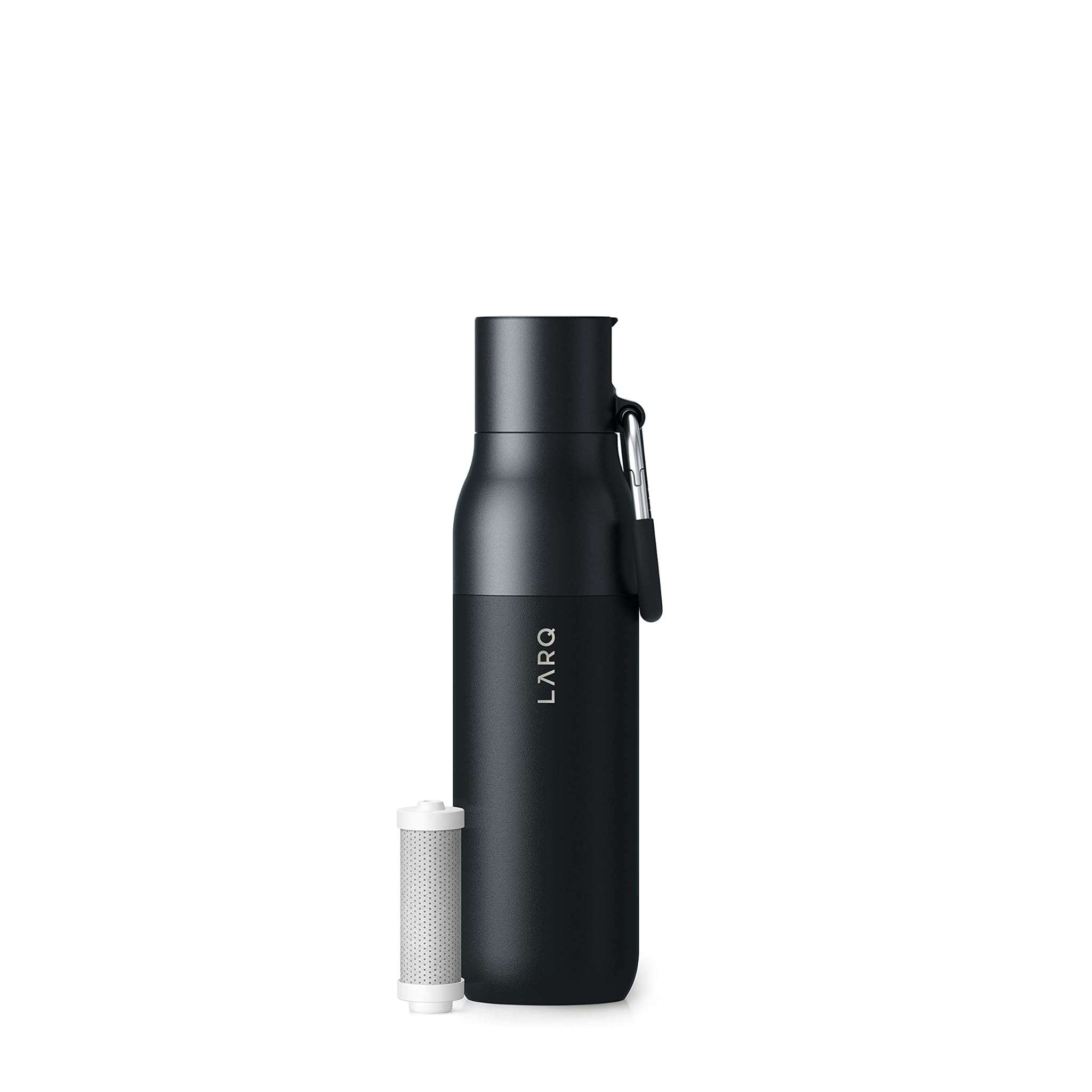 Larq Bottiglia Filtrata in Acciaio Inox 740ml, Obsidian Black