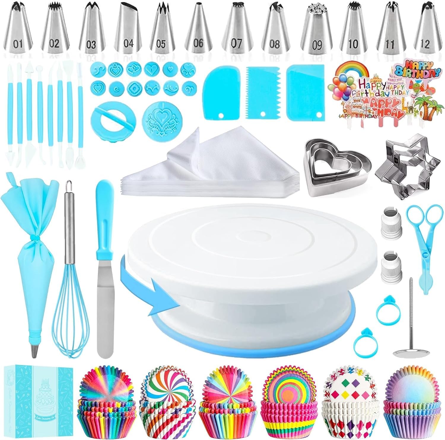 Kit Pasticceria Professionale 255 Pezzi - immagine 1