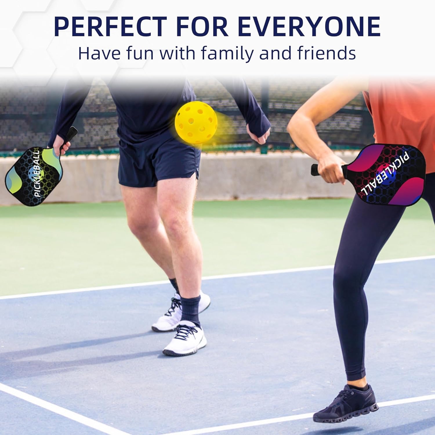 Topfinder Pickleball Set con Racchette e Palline - immagine 6