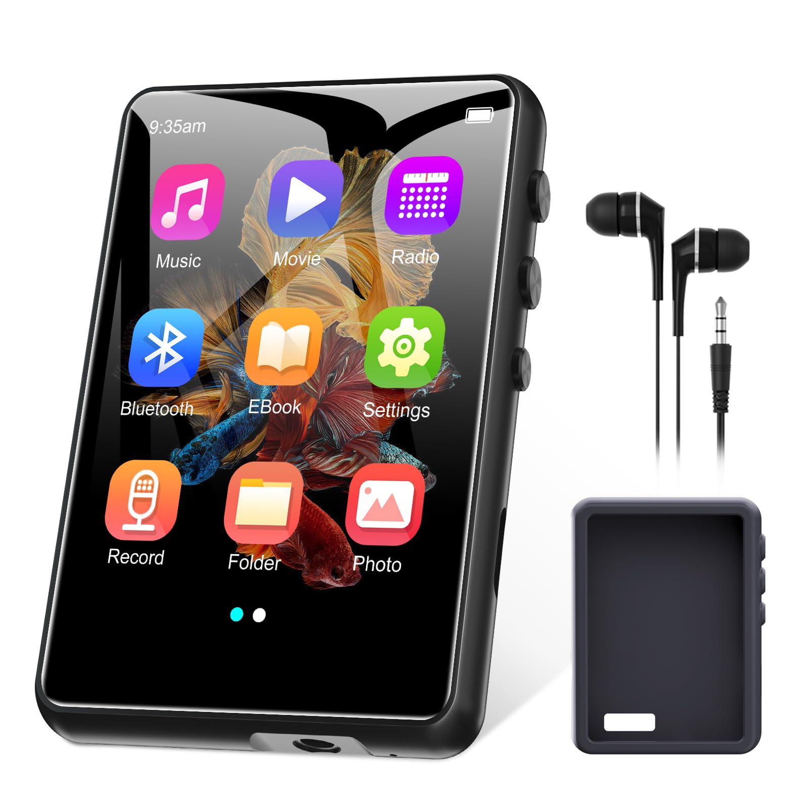 Lettore MP3 Bluetooth 5.3 64GB Touchscreen 2,4 Pollici
