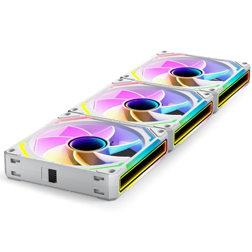 Asiahorse Reverse COSMIQ 120mm ARGB Ventola PC 3Pack, Bianco