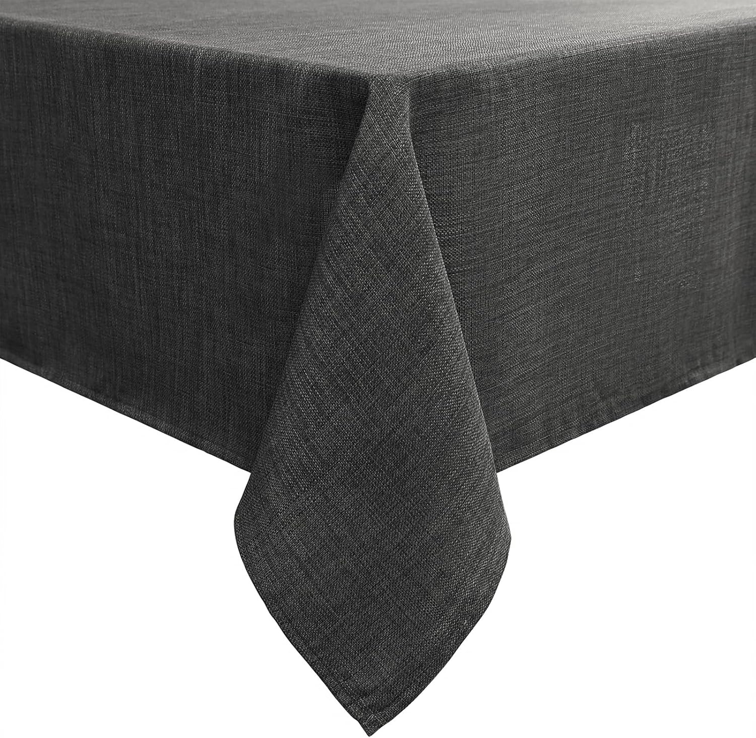 Smiry Tovaglia Effetto Lino 100x140 cm, Grigio Scuro - immagine 1