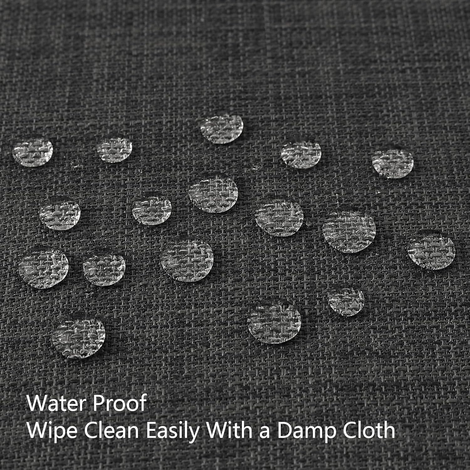 Smiry Tovaglia Effetto Lino 100x140 cm, Grigio Scuro - immagine 4