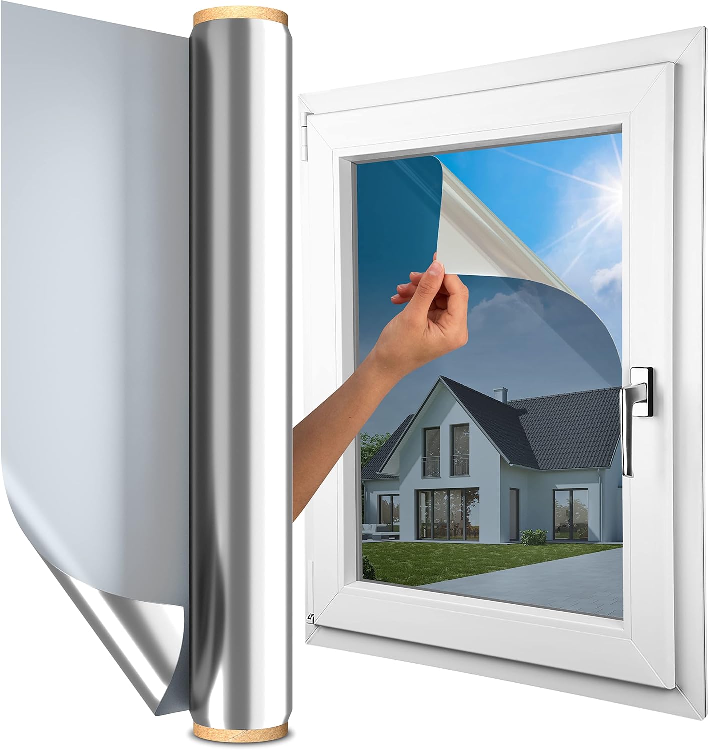 Marapon® Pellicola a Specchio Autoadesiva 118x200 cm