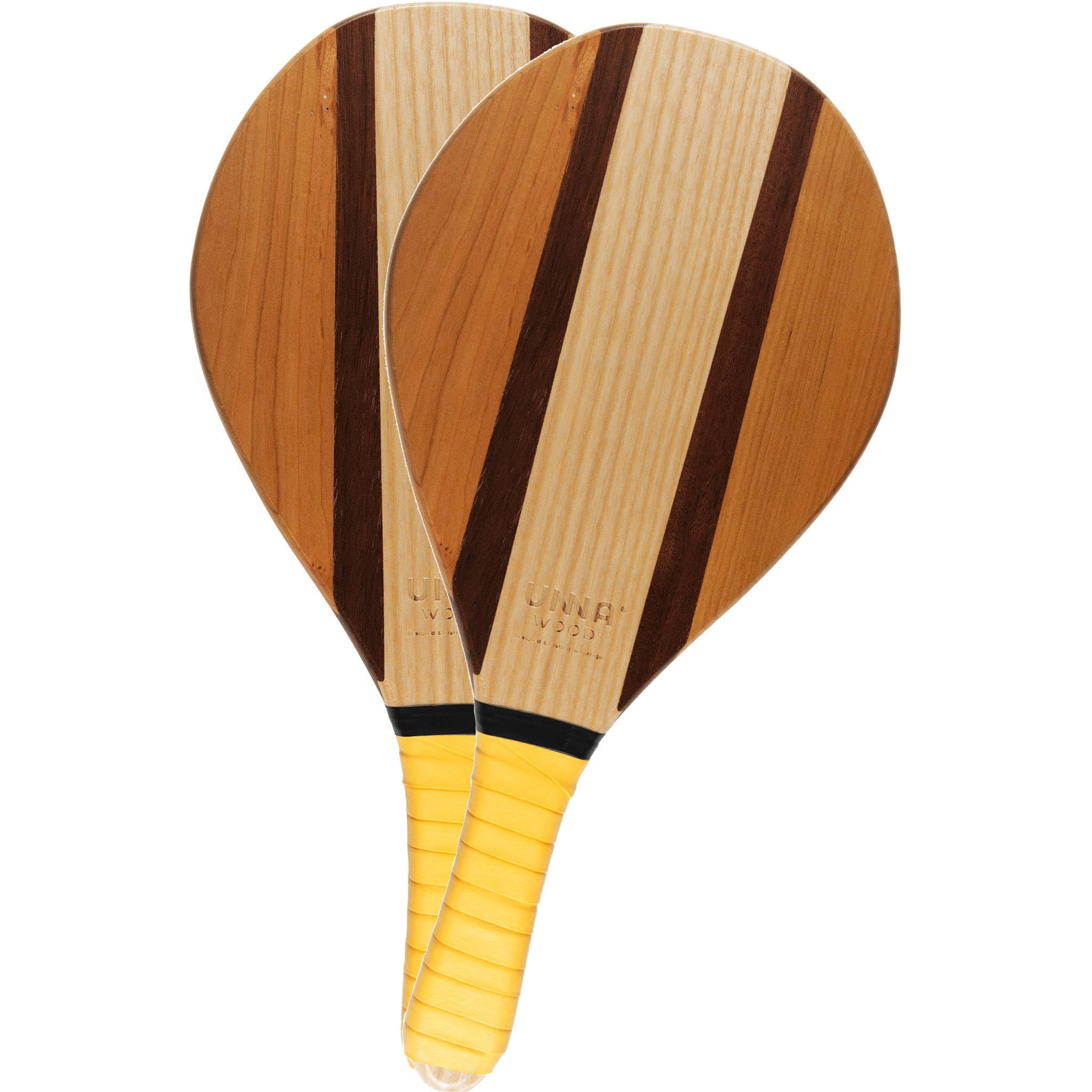 UNNA Wood Racchette da Spiaggia FREIXO | fatto a mano