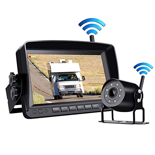 Obest Telecamera di Retromarcia Wireless 7 Pollici