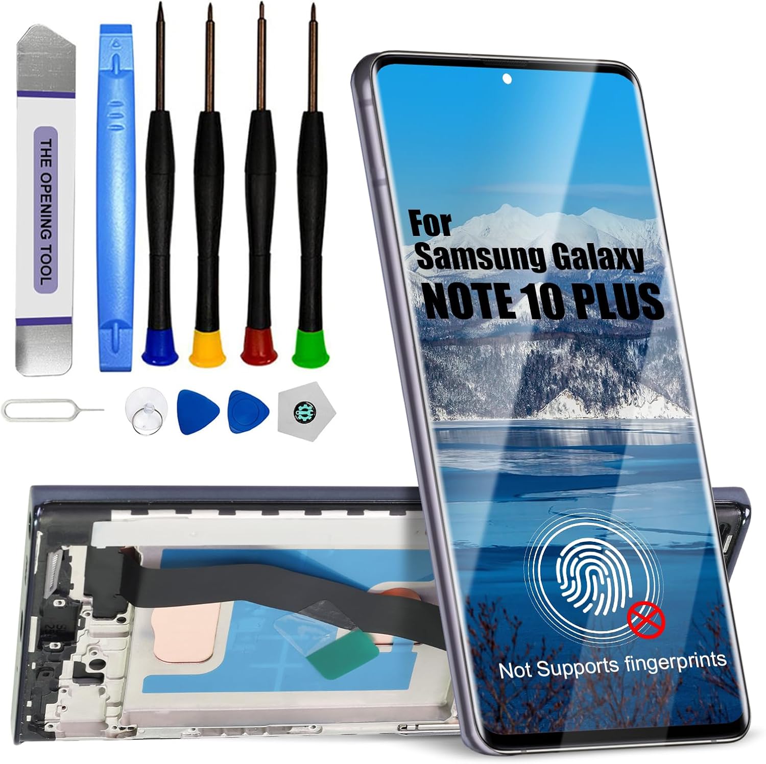 DTD Display per Samsung Galaxy Note 10 Plus, Nero - immagine 1