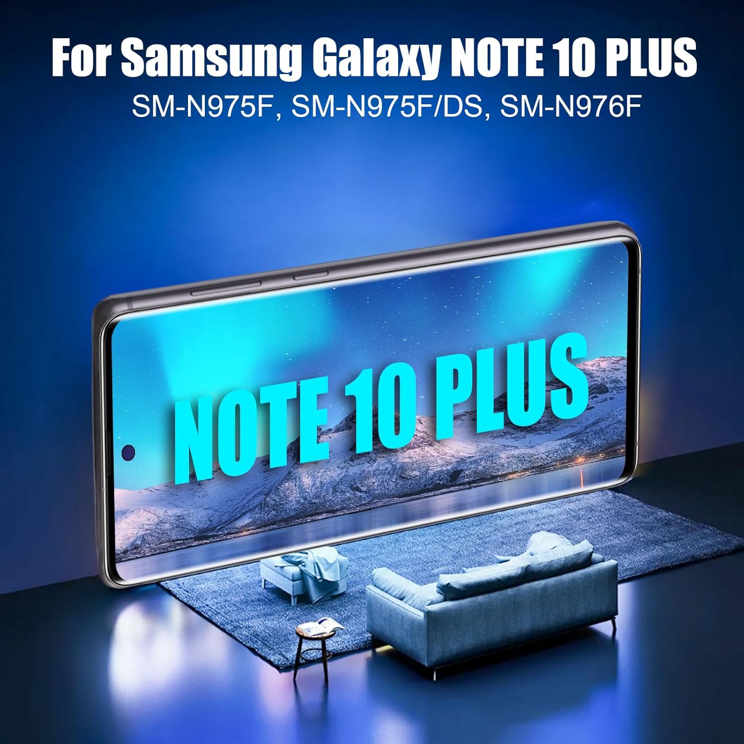 DTD Display per Samsung Galaxy Note 10 Plus, Nero - immagine 2