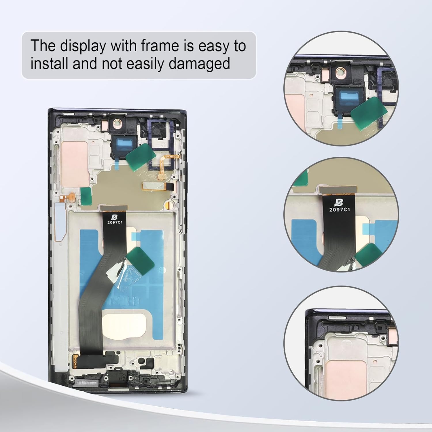 DTD Display per Samsung Galaxy Note 10 Plus, Nero - immagine 4