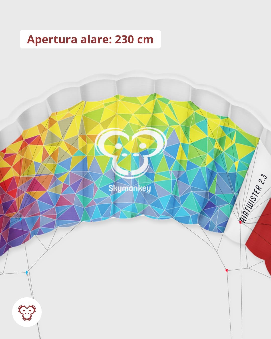 Skymonkey Airtwister - Aquilone da Trazione Ready 2 Fly - immagine 2