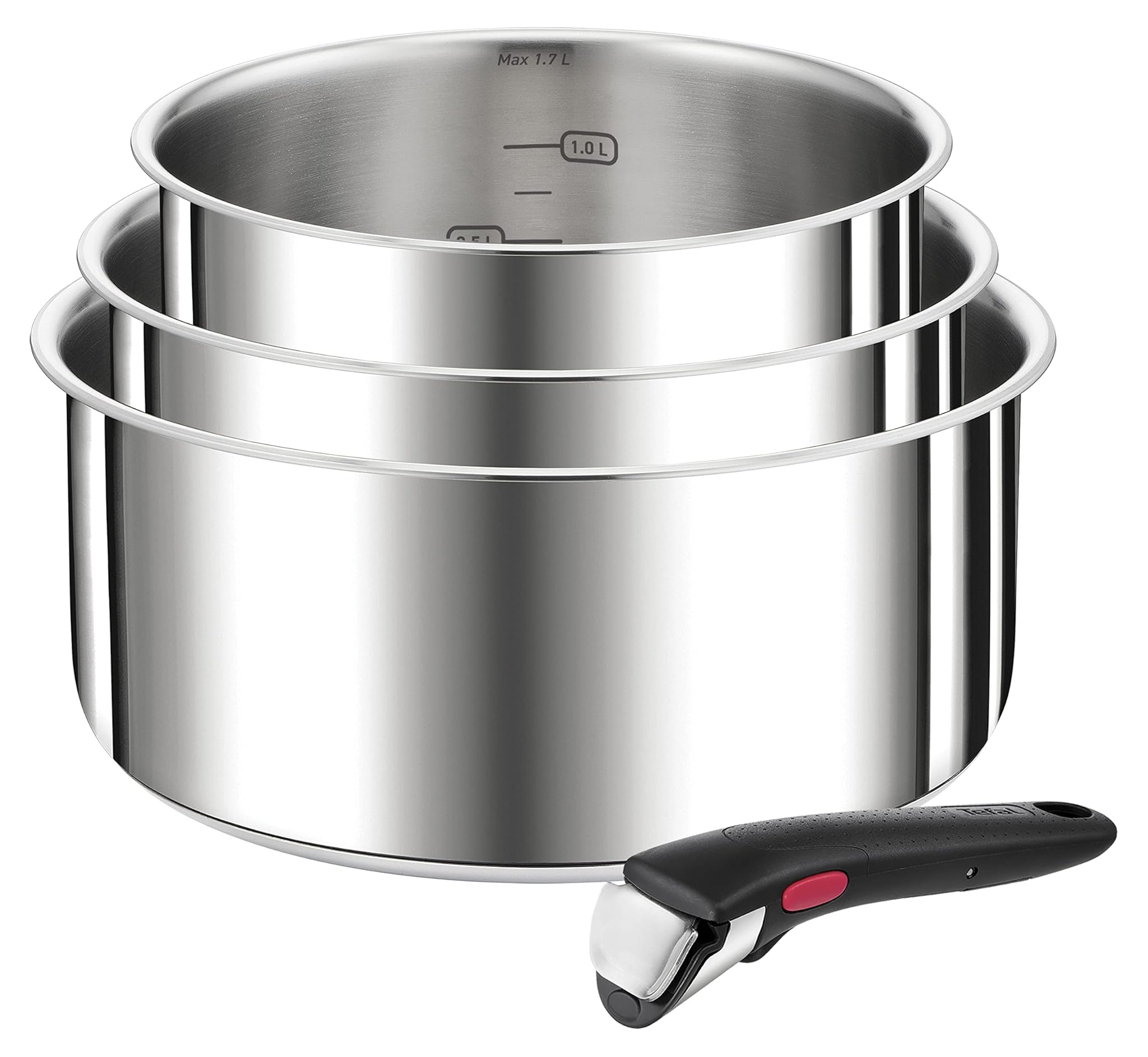 Tefal Ingenio Preference L898S4 - Set 4 Casseruole Inox