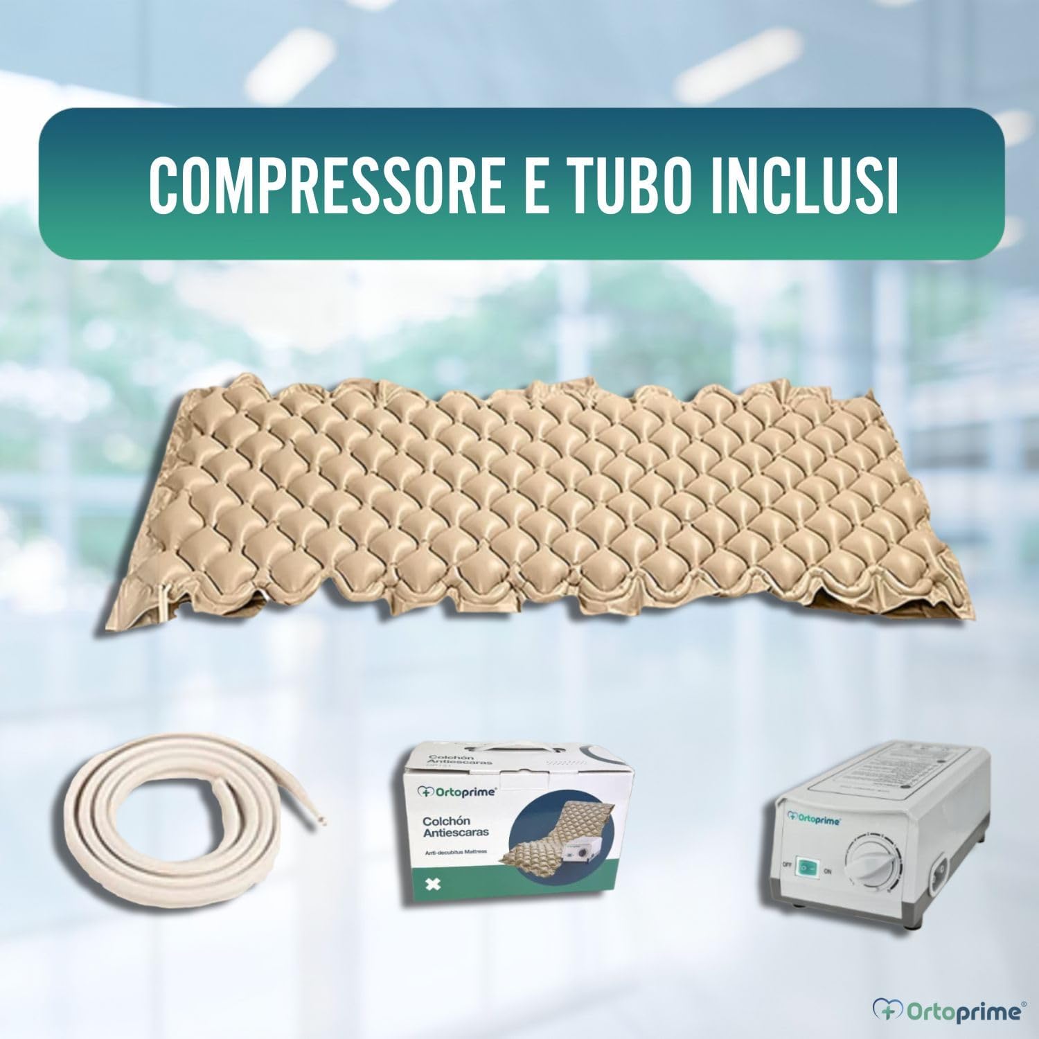 Ortoprime Materasso a Pressione Alternata 200x90x7cm - immagine 2