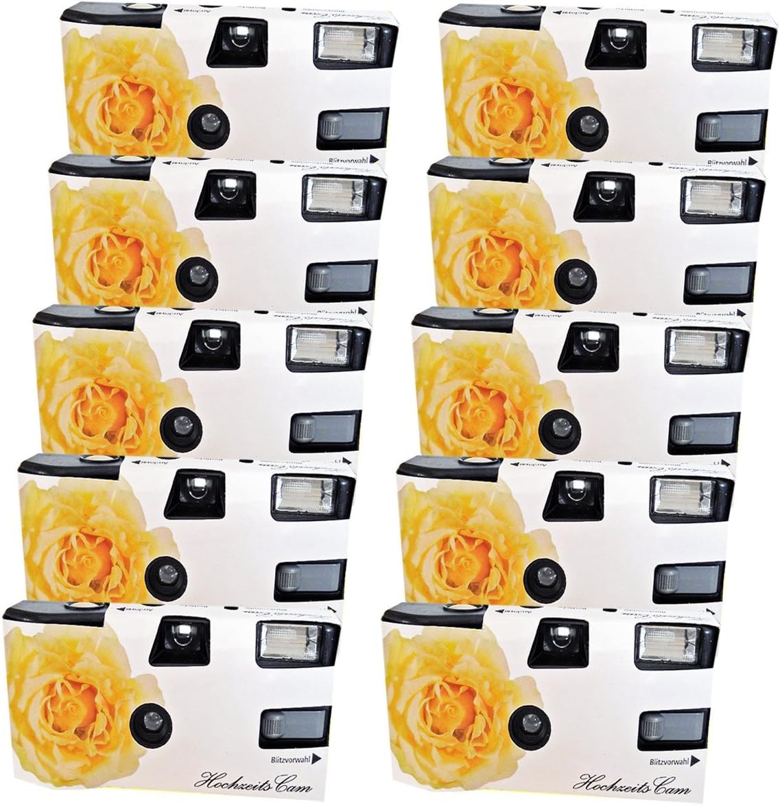 10 x 1a Photo Porst Telecamera Matrimonio Rosa Bianca