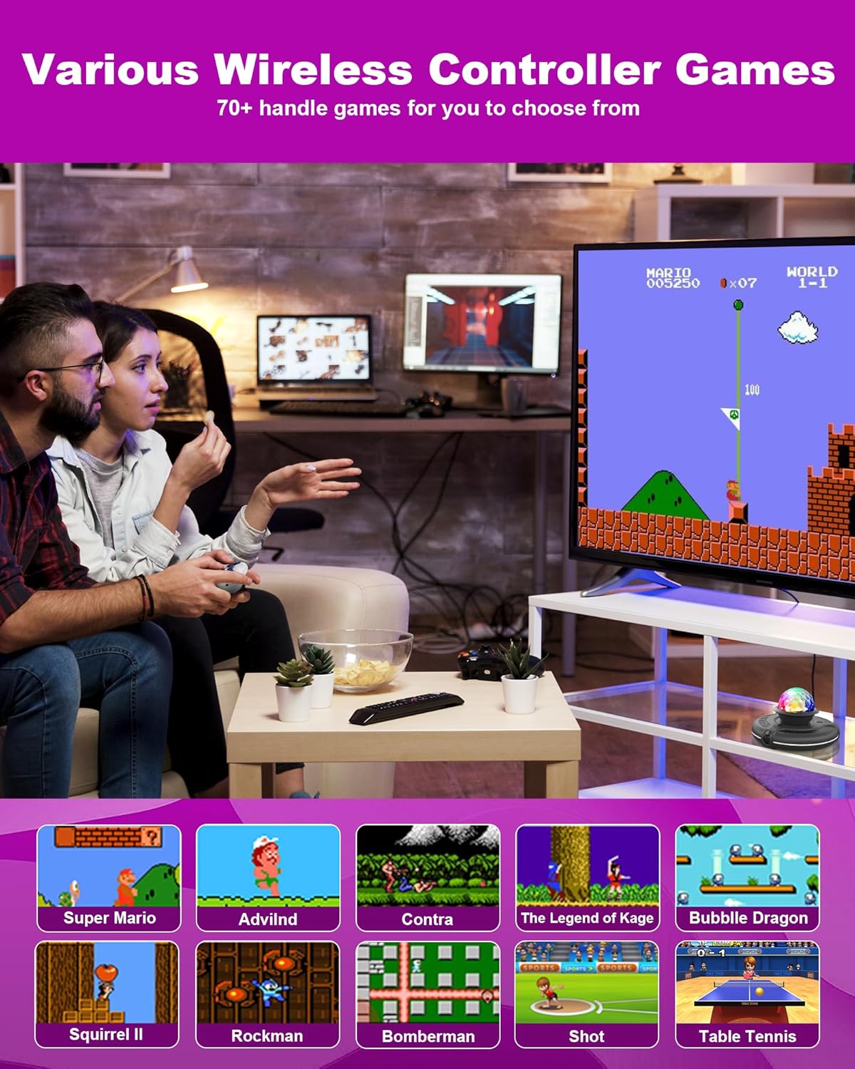 Acelufly Tappetino da Ballo Doppio Utente per TV - immagine 4