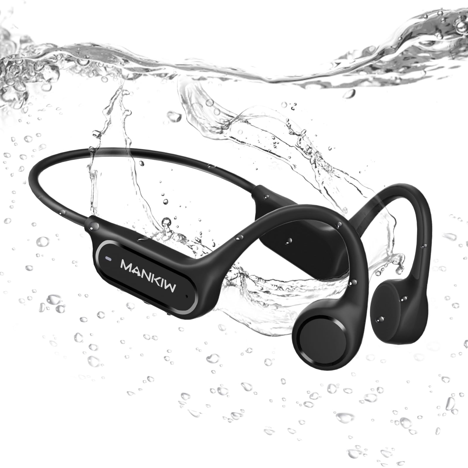 Mankiw Cuffie Nuoto a Conduzione Ossea IPX8