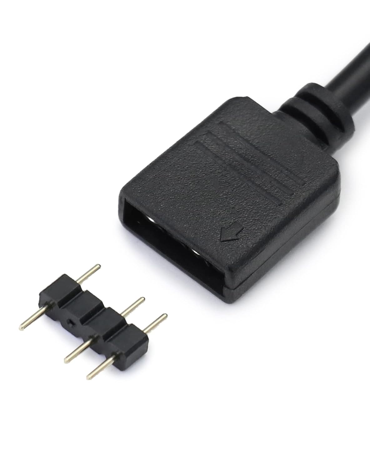 Qwork® Cavo Splitter ARGB 5V 3 Pin, 30cm - immagine 3