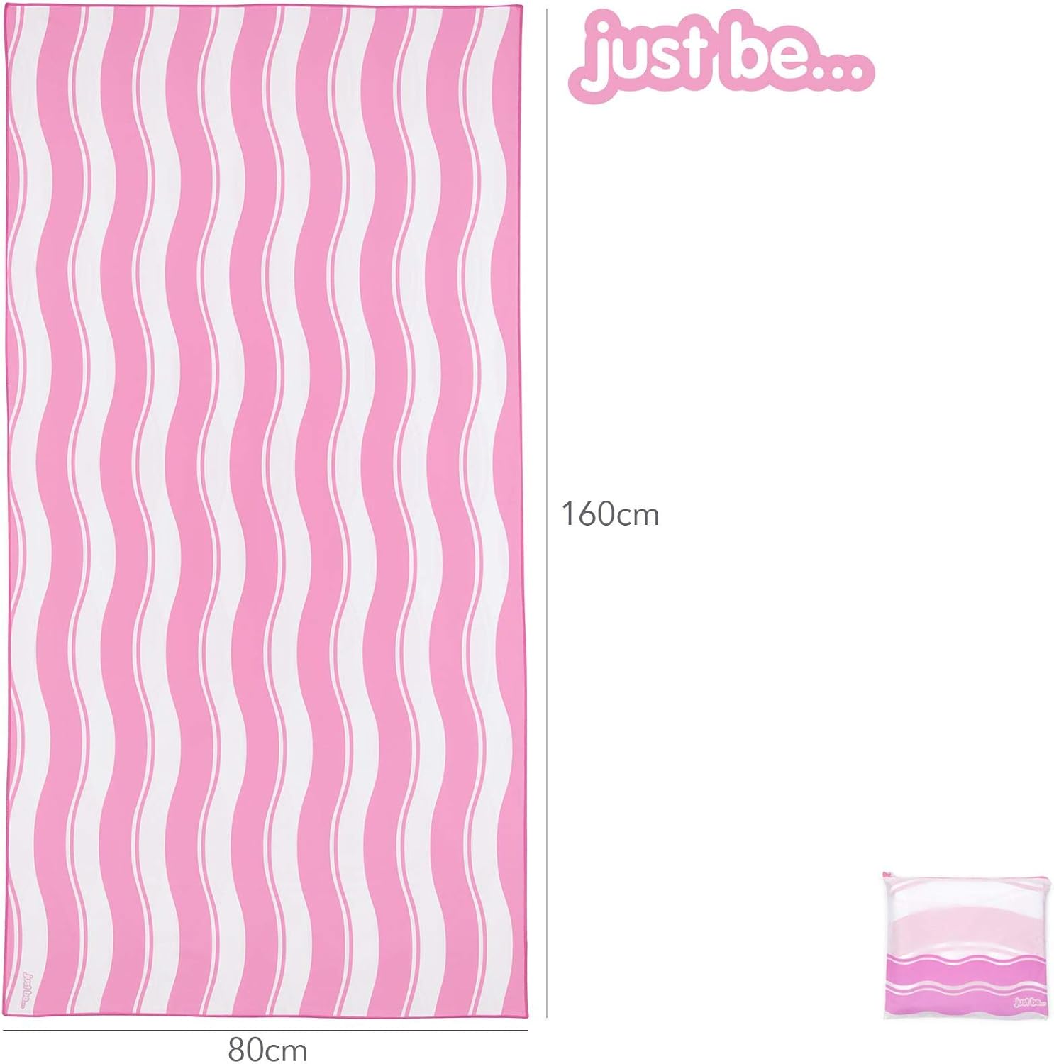 Just Be... Asciugamano da Spiaggia in Microfibra - immagine 2