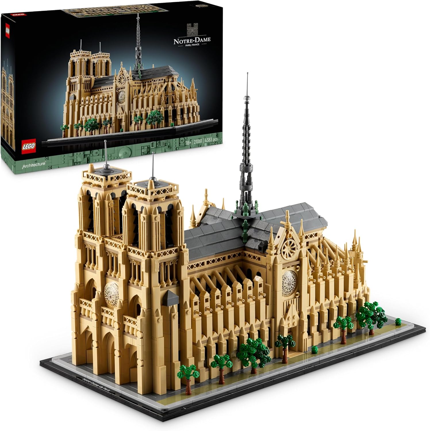Lego Architecture Notre-Dame de Paris - Kit Modellismo - immagine 1