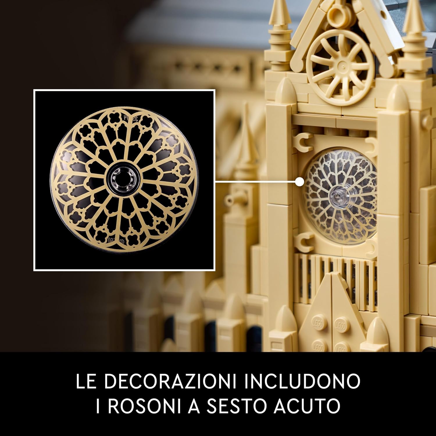 Lego Architecture Notre-Dame de Paris - Kit Modellismo - immagine 5