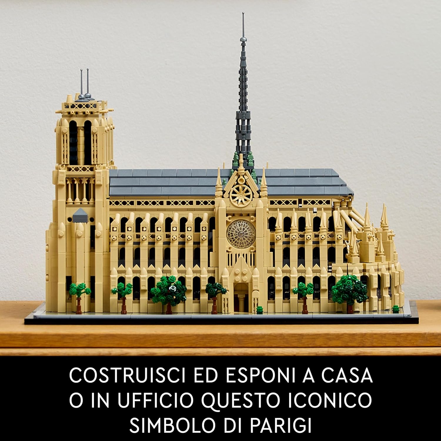 Lego Architecture Notre-Dame de Paris - Kit Modellismo - immagine 7