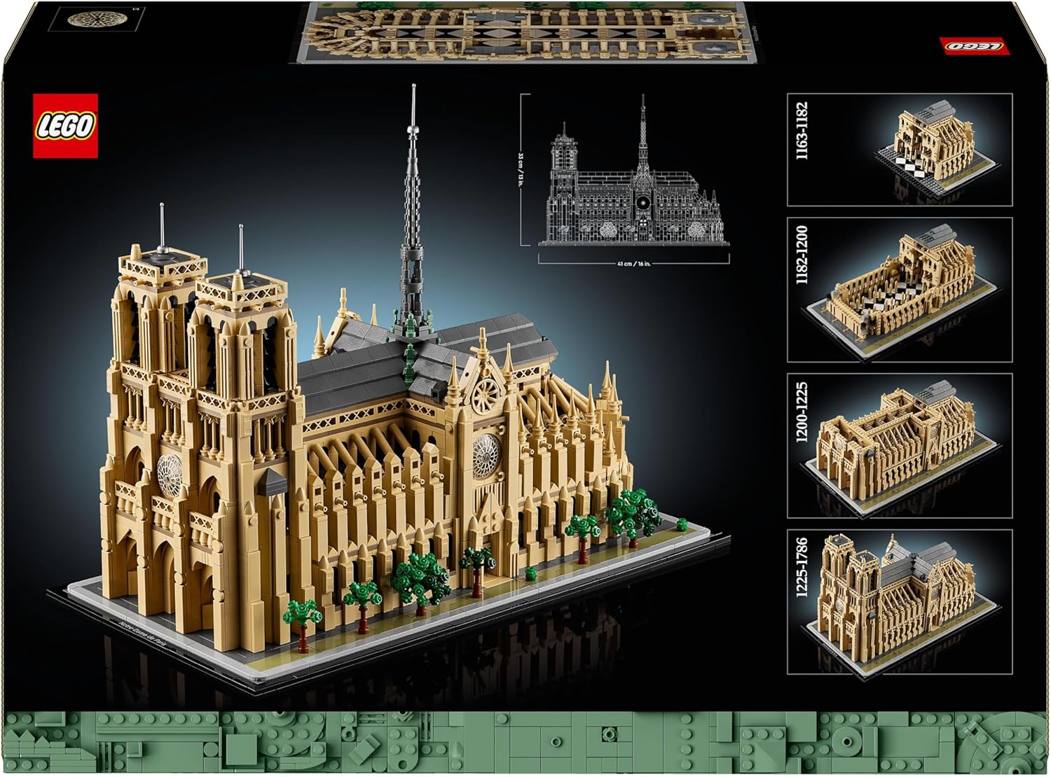 Lego Architecture Notre-Dame de Paris - Kit Modellismo - immagine 9