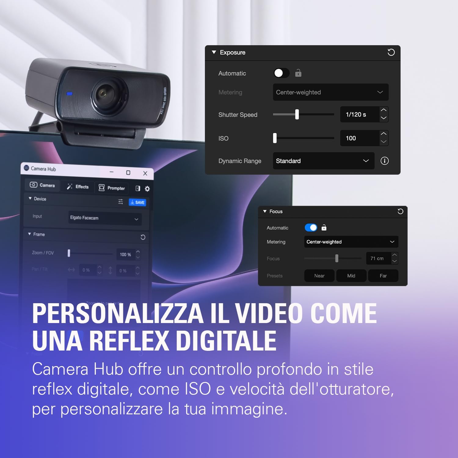 Elgato Facecam MK.2 - Webcam Full HD Premium - immagine 5