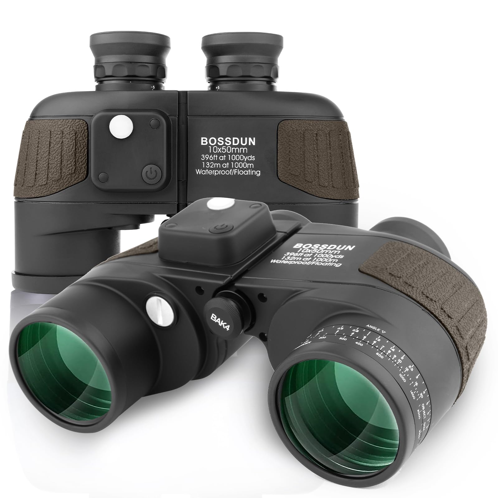 Binocolo Marino 10x50 Militare con Bussola e Telemetro