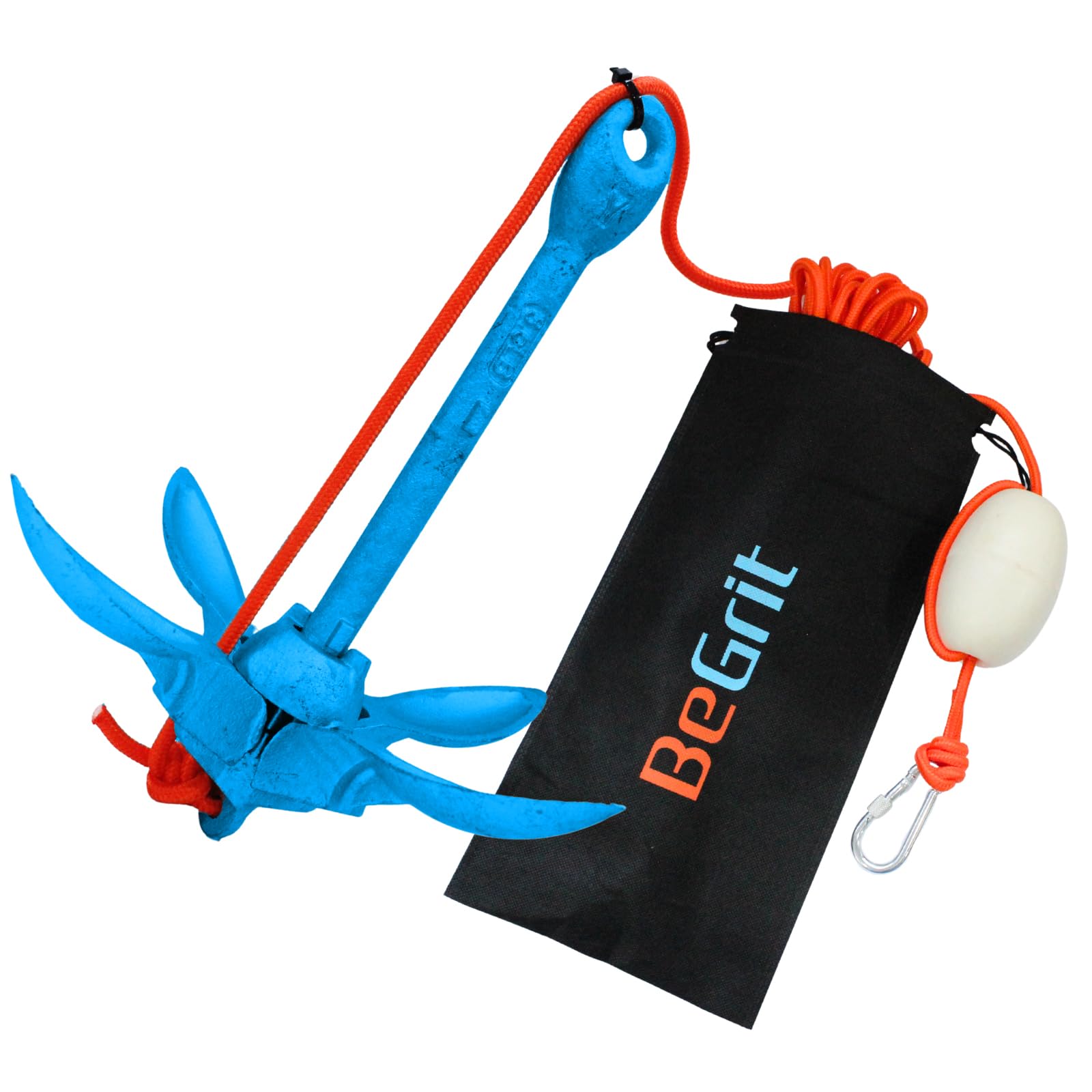 BeGrit Ancora Barca Pieghevole 1.5kg Kit Kayak Gommone