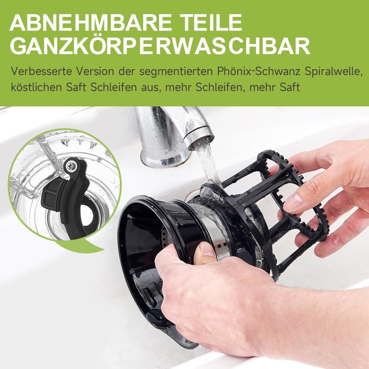 Spremiagrumi Elettrico JC-280 150W, Bianco - immagine 8