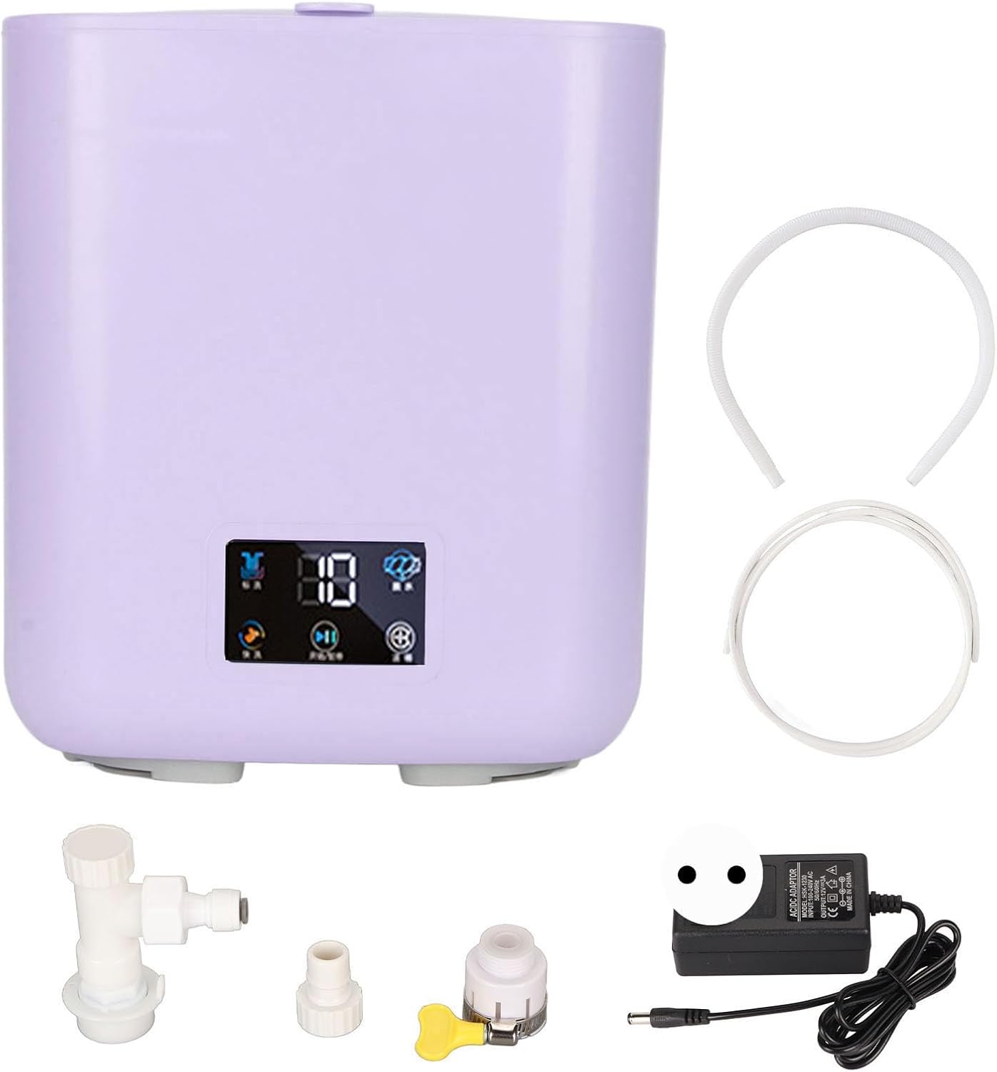 Mini Lavatrice Portatile Automatica 7 Litri, Viola - immagine 7