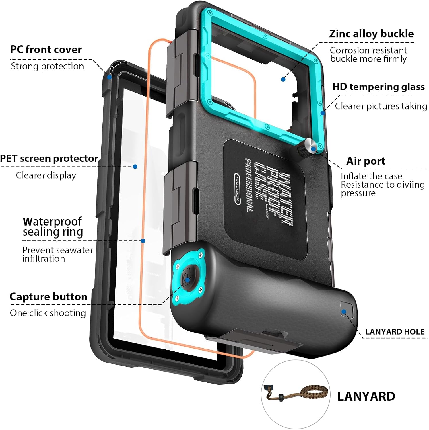 Zlime Custodia Impermeabile Smartphone IPX8 Universale - immagine 5