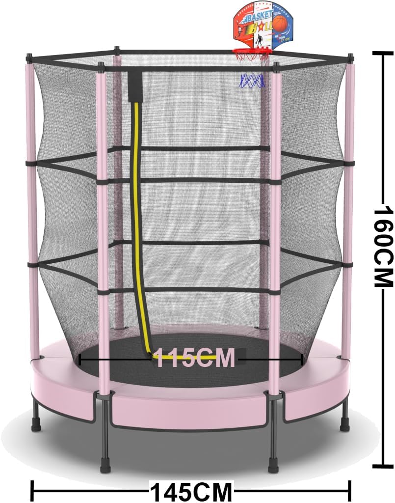 Pilin Trampolino per Bambini con Cesto Ø145cm - immagine 1