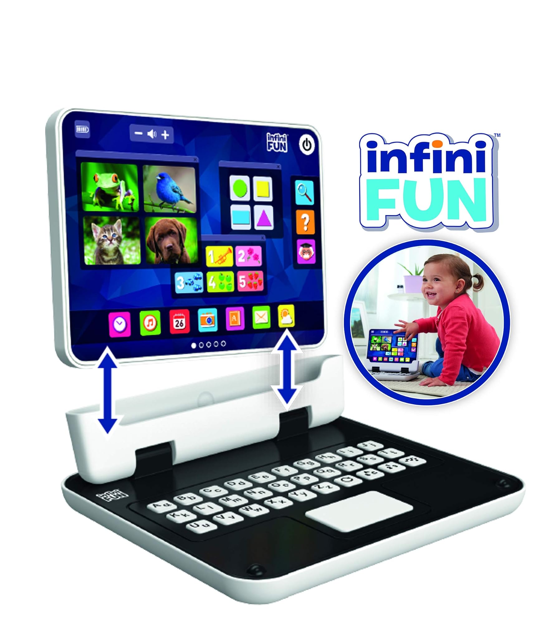 infinifun S15500 Il Mio Primo Computer 2 in 1, Multicolore